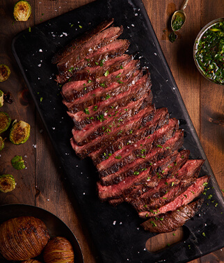 Flank Steak, die Qualität ist eine Frage der Herkunft. Premium Flank Steak aus den USA kaufen bei Wiesbauer-Gourmet