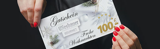 Wiesbauer Gourmet Gutscheine, Weihnachtsgutscheine online kaufen