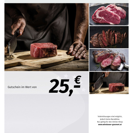 Wiesbauer Gourmet Gutschein € 25,-